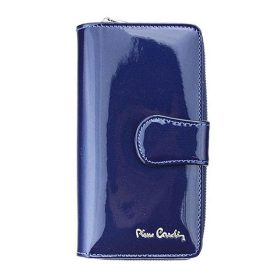    Pierre Cardin modrá dámska kožená peňaženka 9,5 × 17 cm