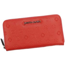    Dámska kožená peňaženka Pierre Cardin, červená 19 × 10 cm