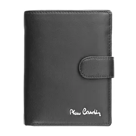    Pierre Cardin čierna, pánska kožená peňaženka, RFID 10 × 13 cm