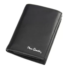    Pierre Cardin čierna, pánska kožená peňaženka, RFID 9,5 × 12,5 cm