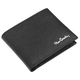    Pierre Cardin čierny kožený držiak na karty 10 × 7,5 cm