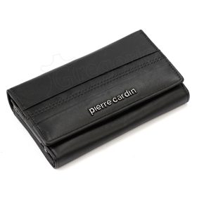    Pierre Cardin modrá dámska kožená peňaženka 16 × 9,5 cm