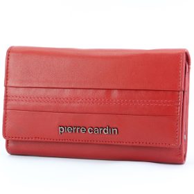    Pierre Cardin modrá dámska kožená peňaženka 16 × 9,5 cm