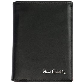    Pánska kožená peňaženka Pierre Cardin, čierna, RFID 10 × 13 cm