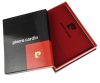  Pierre Cardin čierno-modrá pánska kožená peňaženka s RFID ochranou, 12,5 × 9,5 cm