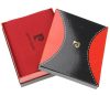  Pierre Cardin čierno-červená pánska kožená peňaženka s RFID ochranou, 12 × 9,5 cm