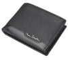  Pierre Cardin čierna pánska kožená peňaženka 12,5 × 9,2 cm