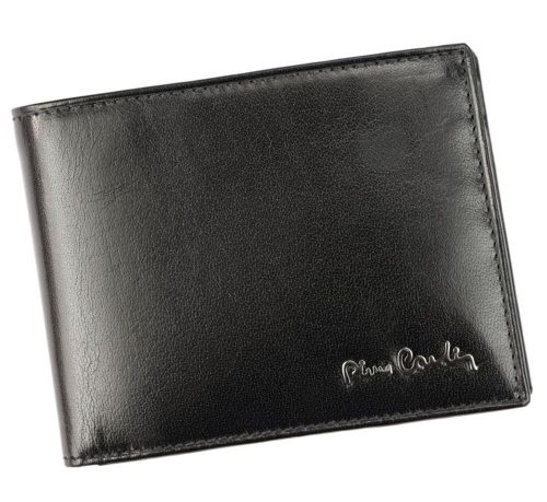  Pierre Cardin čierna, pánska kožená peňaženka, RFID 12,5 × 9,5 cm