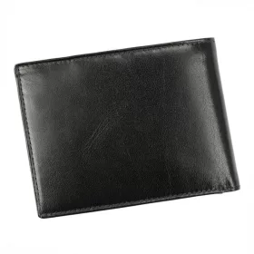    Pierre Cardin čierna, pánska kožená peňaženka, RFID 12,5 × 9,5 cm