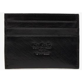    Kožený držiak na karty Pierre Cardin, čierny, RFID 10 × 8 cm
