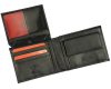  Pánska kožená peňaženka Pierre Cardin, čierna RFID 12 × 9 cm