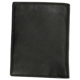    Pierre Cardin čierna, pánska kožená peňaženka, s RFID ochranou, 8 × 10 cm