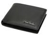  Pierre Cardin čierna pánska kožená peňaženka s RFID ochranou, 12 × 9 cm