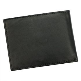    Čierna pánska kožená peňaženka Pierre Cardin s RFID ochranou, 12 × 9 cm