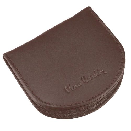  Kožená peňaženka Pierre Cardin hnedá 7,5 × 8,5 cm