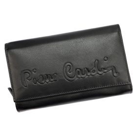    Pierre Cardin červená, dámska kožená peňaženka 18 × 10,5 cm