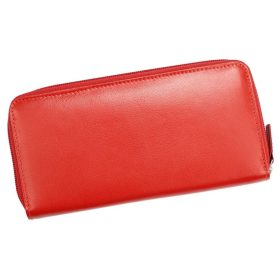    Pierre Cardin červená, dámska kožená peňaženka 19,5 × 10 cm