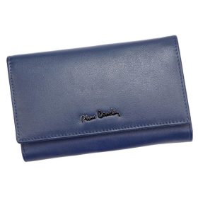    Pierre Cardin modrá dámska kožená peňaženka 16 × 9,5 cm