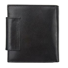    Dámska kožená peňaženka Pierre Cardin, čierna, 9 × 10,5 cm