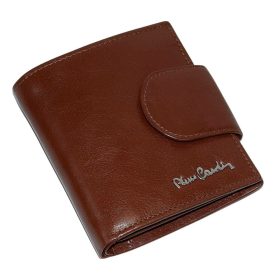    Dámska kožená peňaženka Pierre Cardin hnedá 9 × 10,5 cm