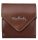  Dámska kožená peňaženka Pierre Cardin koňakovej farby 9 × 9,5 cm