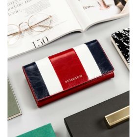    Dámska kožená peňaženka Peterson červená, RFID 17,5 × 9,5 cm