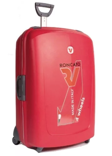  Roncato Ghibli, 4-kolieskový tvrdostenný kufor 67 cm, červený