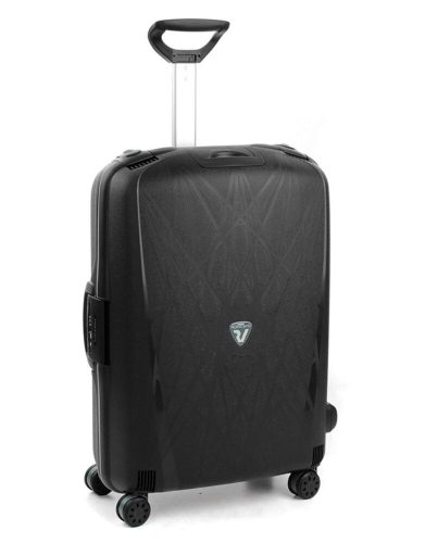  Roncato Ľahký tvrdostenný kufor na vozíky so 4 kolieskami 75 cm, čierny