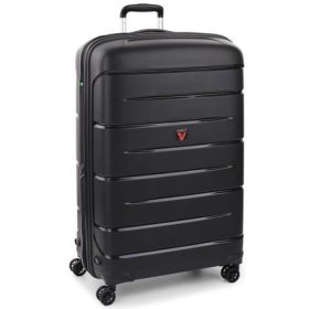    Roncato Flight DLX 4-kolesový čierny kabínový kufor 79 cm