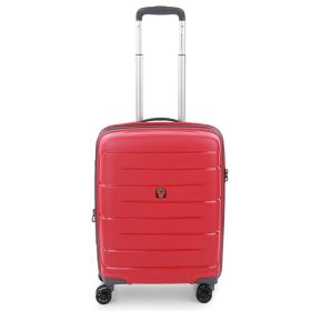    Roncato Flight DLX 4-kolesový, rozšíriteľná pevná strecha červený kabínový kufor 55 cm