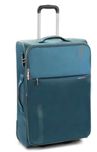  Roncato Speed soft-cover, 2-kolesový, rozťahovací kufor 67 cm, modrý