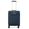  Kabínový kufor Roncato Joy 4-kolesový, s mäkkým krytom, tmavomodrý, 55 cm