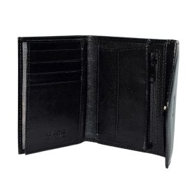  Čierna kožená peňaženka Rialto
