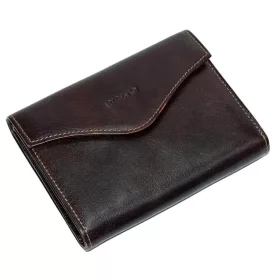  Kožená peňaženka Rialto tmavohnedej farby