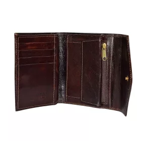  Kožená peňaženka Rialto tmavohnedej farby