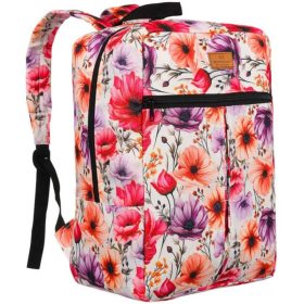    Peterson kvetinový vzor, dámsky batoh, príručná batožina 40×25×20 cm