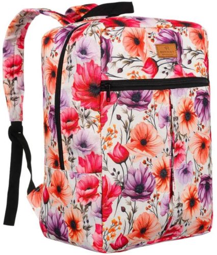  Peterson kvetinový vzor, dámsky batoh, príručná batožina 40×25×20 cm