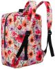  Peterson kvetinový vzor, dámsky batoh, príručná batožina 40×25×20 cm