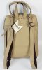  Rialto taliansky dizajnový malý krémovo-hnedý dámsky kožený ruksak 27 x 22 cm.