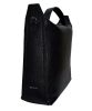  Rialto talianska dámska čierna kožená kabelka, taška cez rameno 35×28 cm