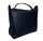  Rialto talianska dámska tmavomodrá kožená kabelka, taška cez rameno 35×28 cm