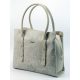  Dámska kožená kabelka talianskeho dizajnu Rialto, taška cez rameno, krémová