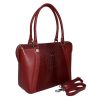  Rialto talianska dámska bordová kožená kabelka, taška cez rameno 36×26 cm