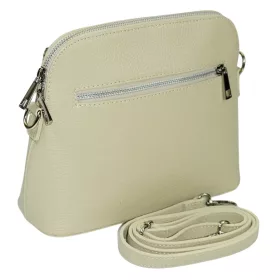    Dámska kožená kabelka cez rameno v béžovej farbe so vzorom hadej kože Rialto 25 × 19,5 cm