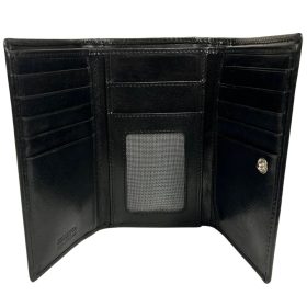  Čierna dámska kožená peňaženka Rialto