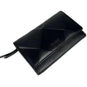  Čierna dámska kožená peňaženka Rialto