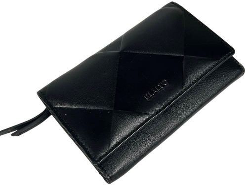  Čierna dámska kožená peňaženka Rialto