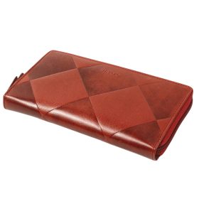  Veľká čierna kožená peňaženka Rialto