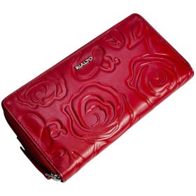  Veľká čierna kožená peňaženka Rialto