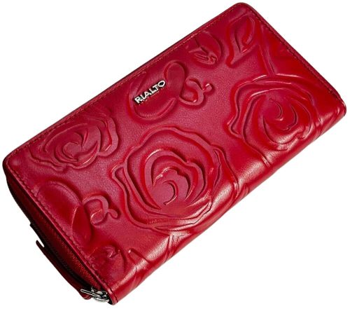  Veľká čierna kožená peňaženka Rialto